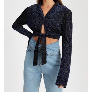 LIONESS navy Upper East Shirt